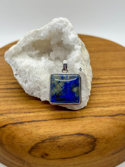 Lapis Lazuli Square Pendant