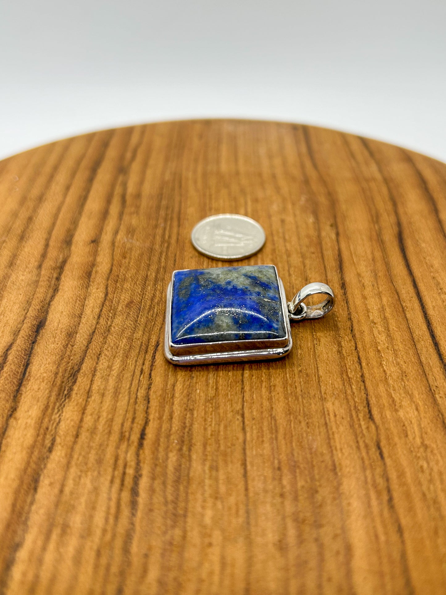 Lapis Lazuli Square Pendant