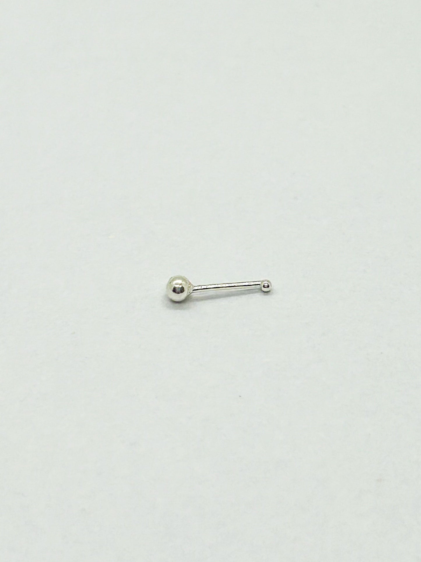 Large Silver Ball Studs- Ball Back