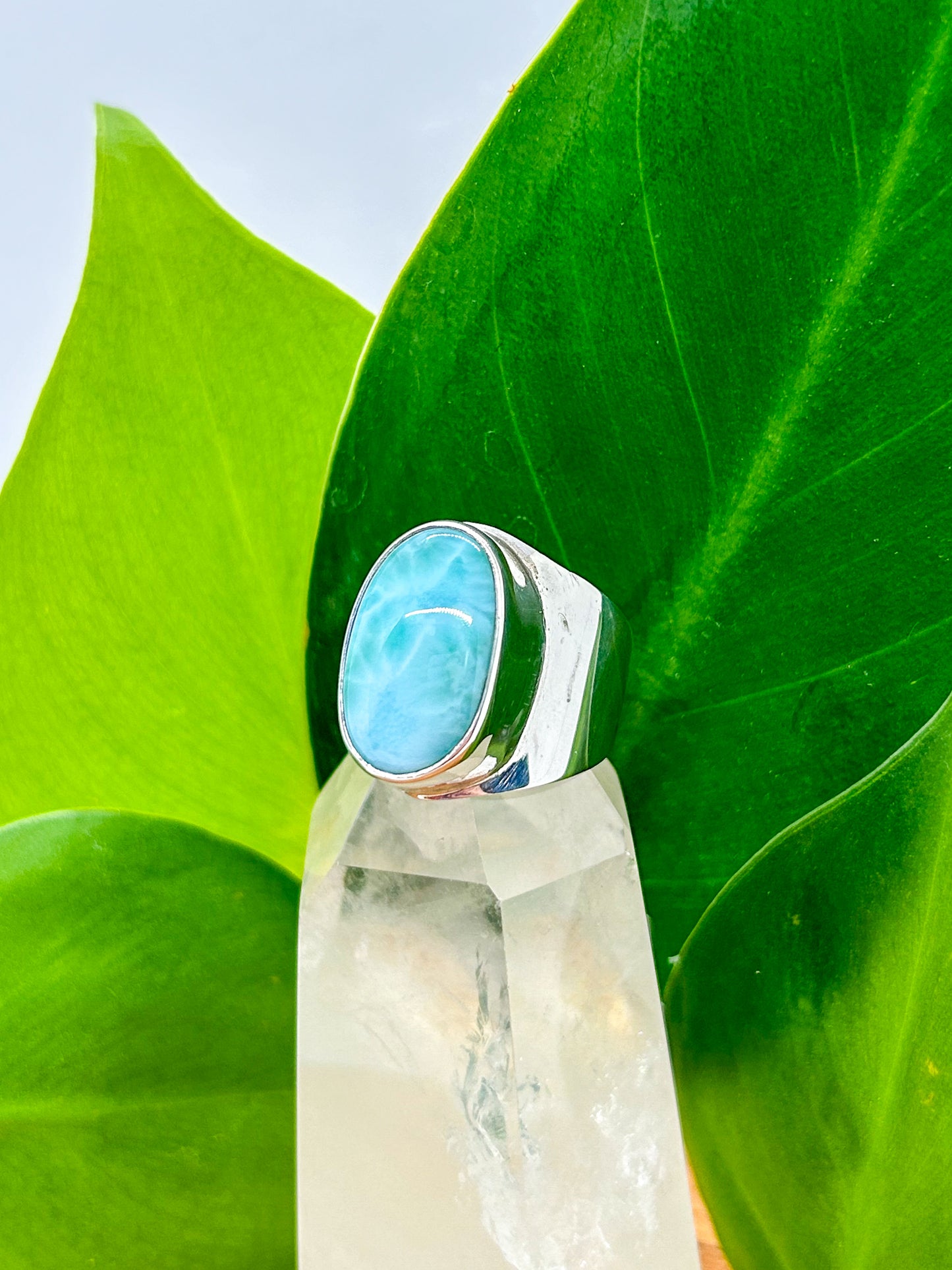 Larimar Ring (size 7)