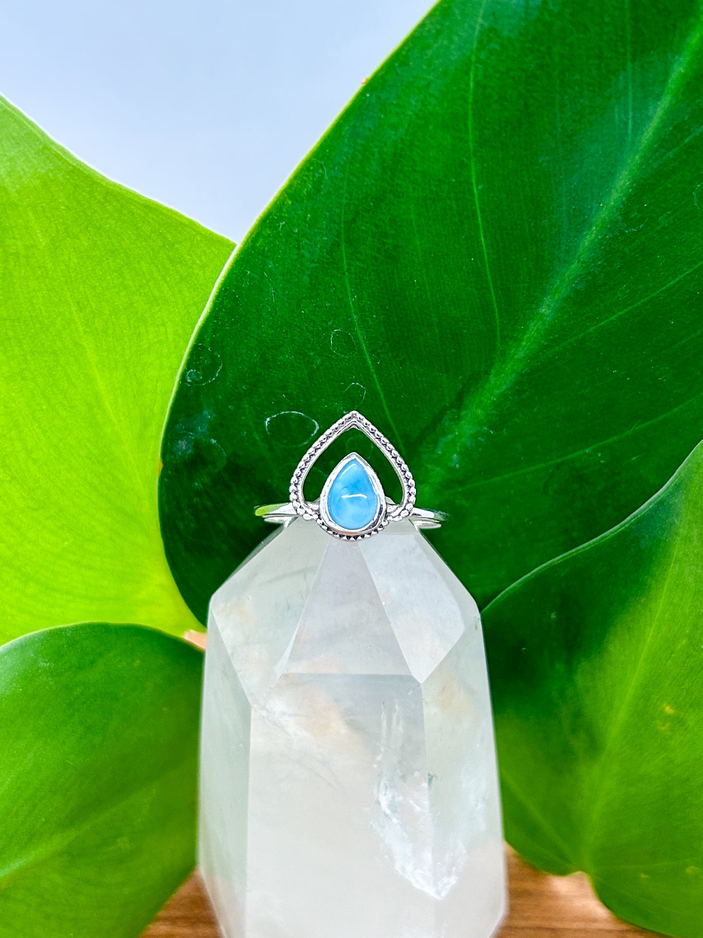 Larimar Ring (size 8)