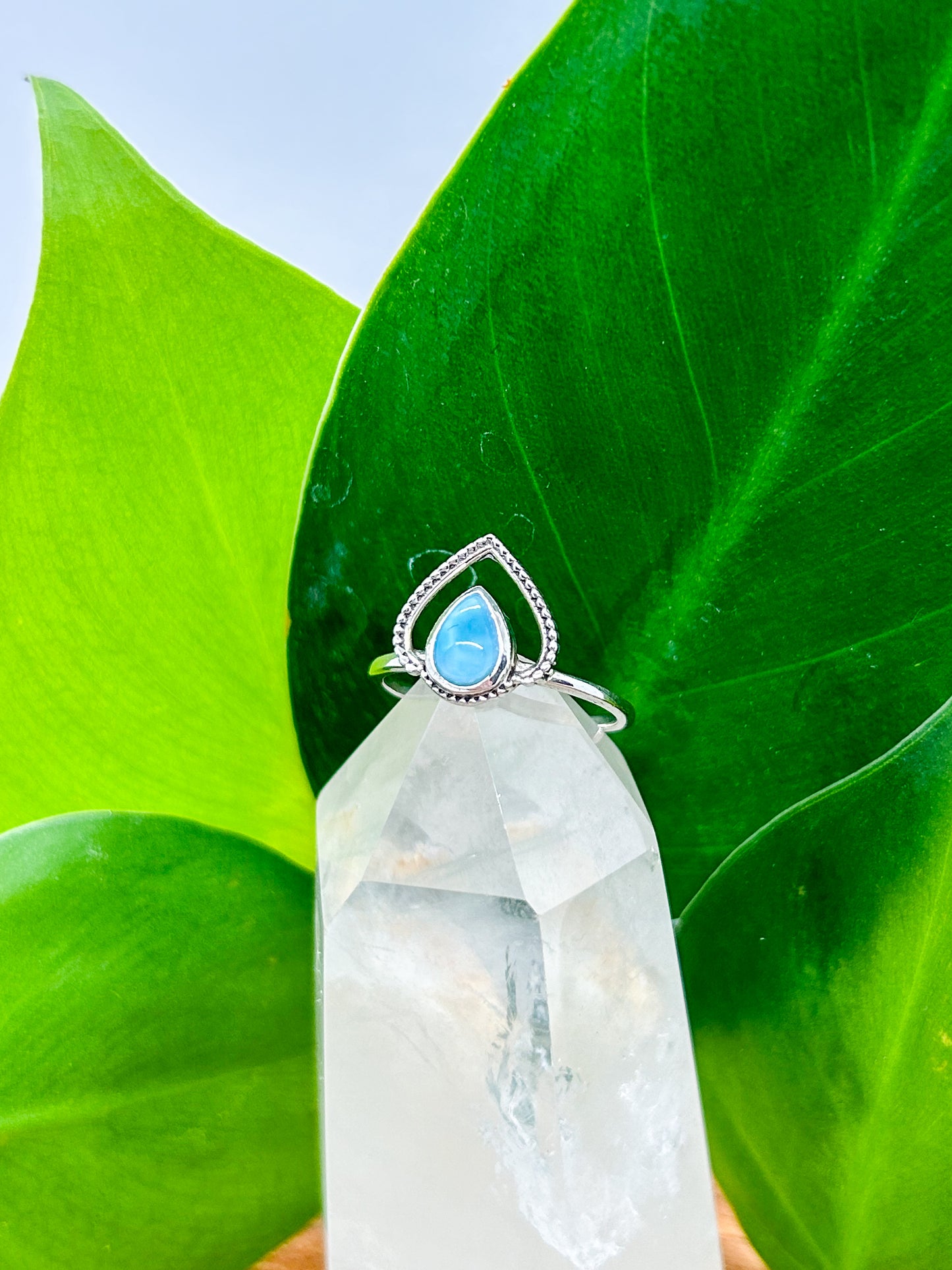 Larimar Ring (size 8)