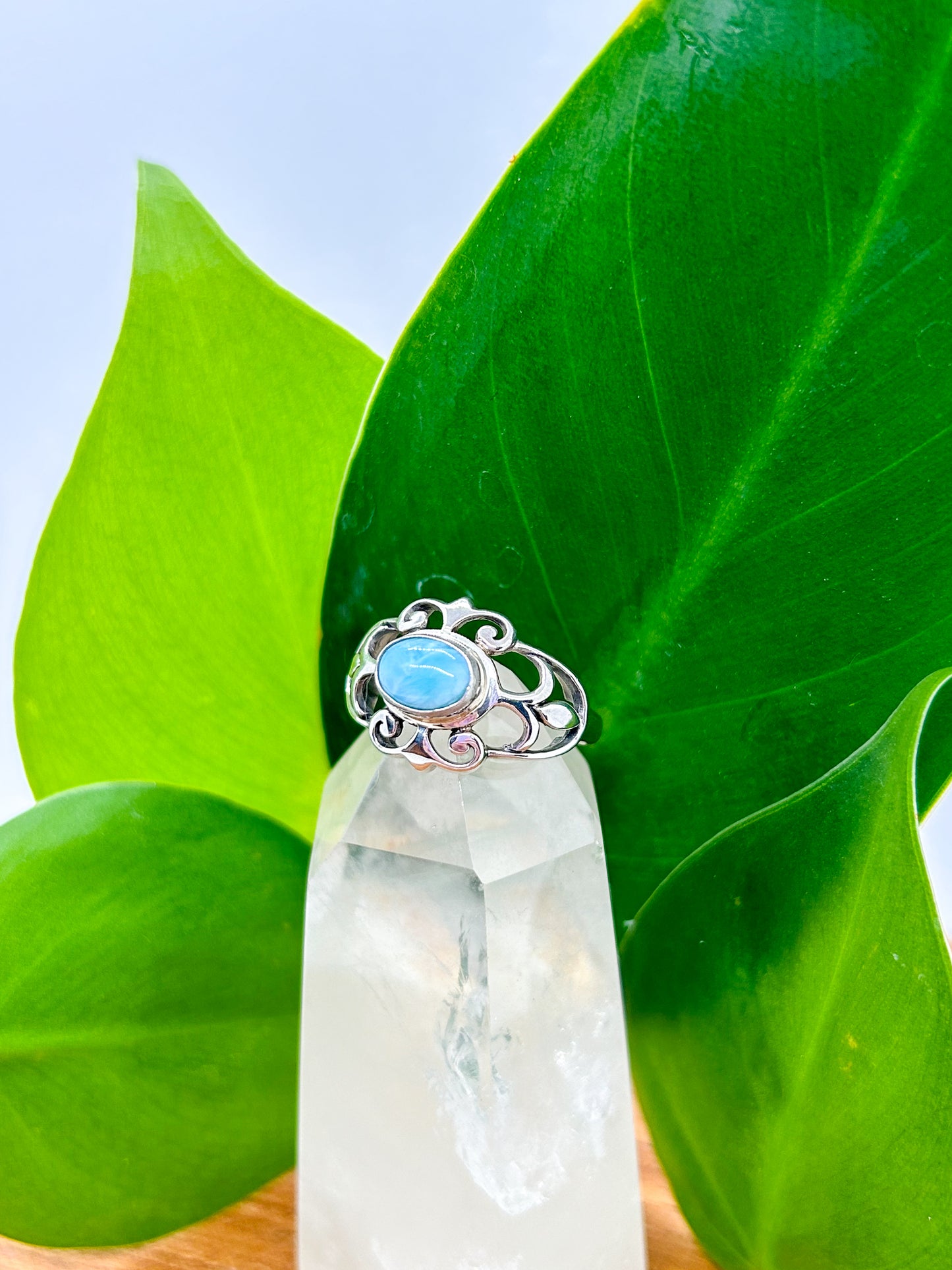 Larimar Ring (size 8)