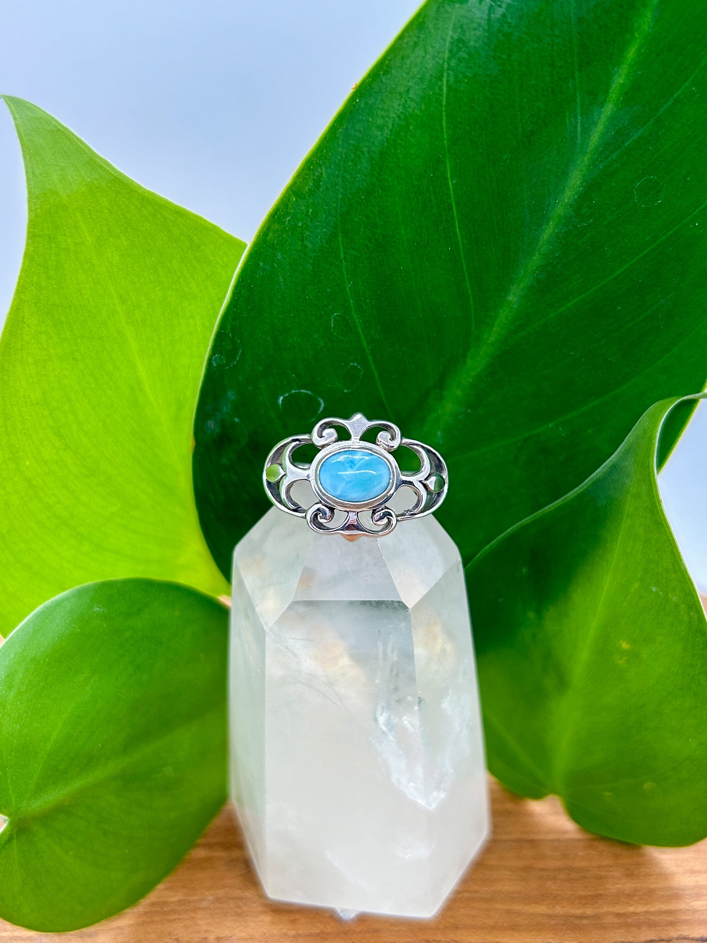 Larimar Ring (size 8)