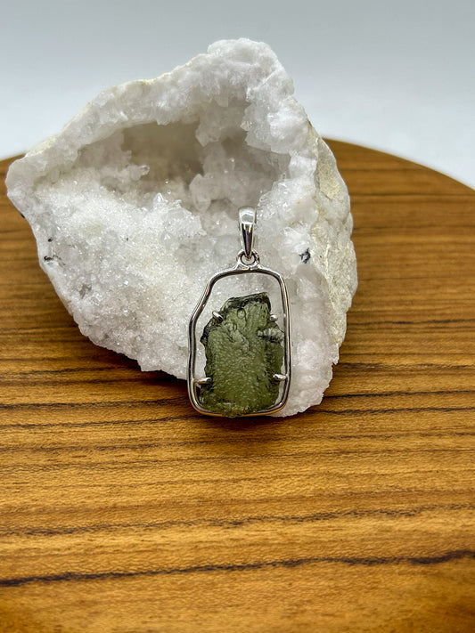 Moldavite Pendant