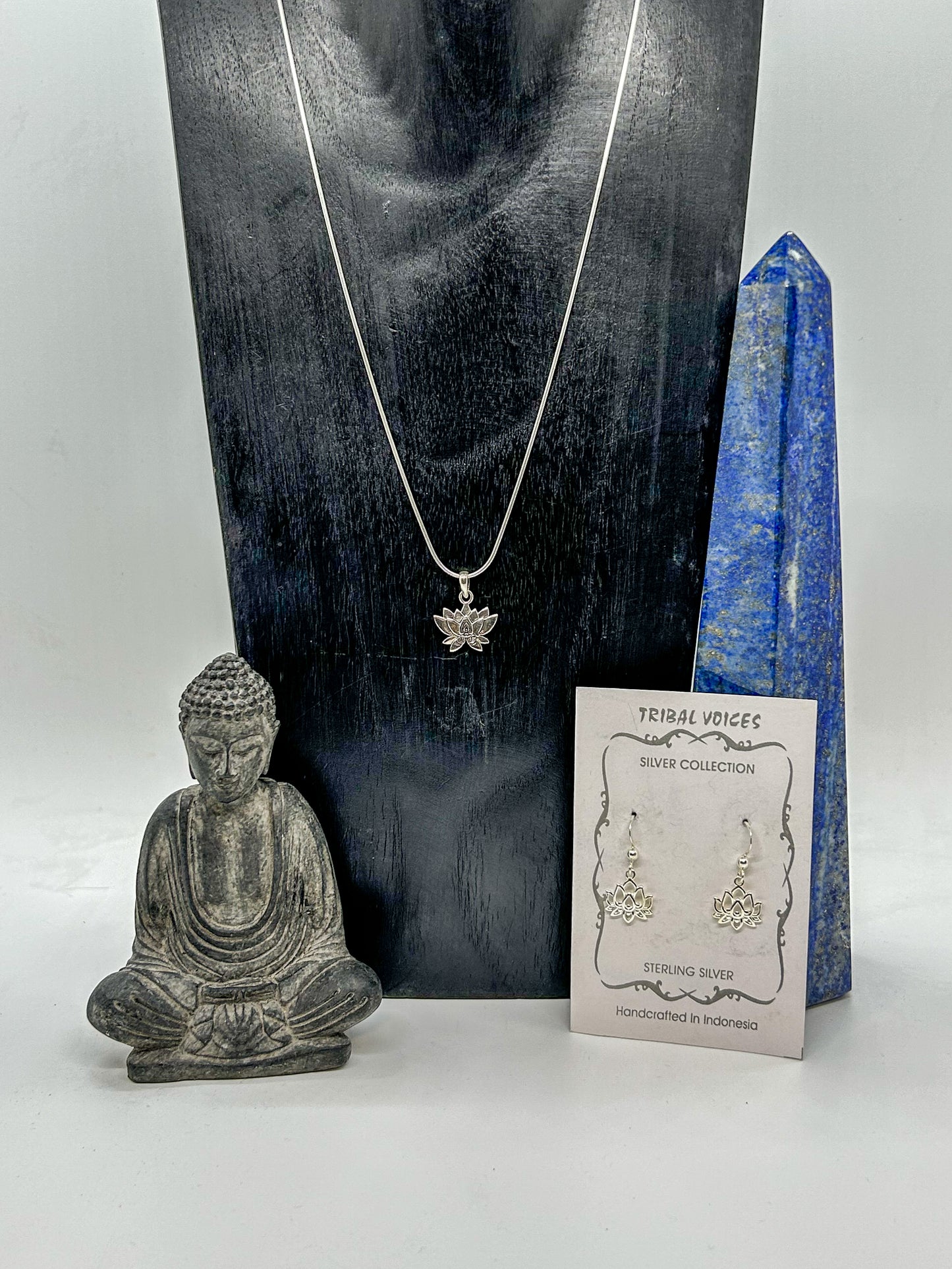 Sterling Silver Lotus Gift Set