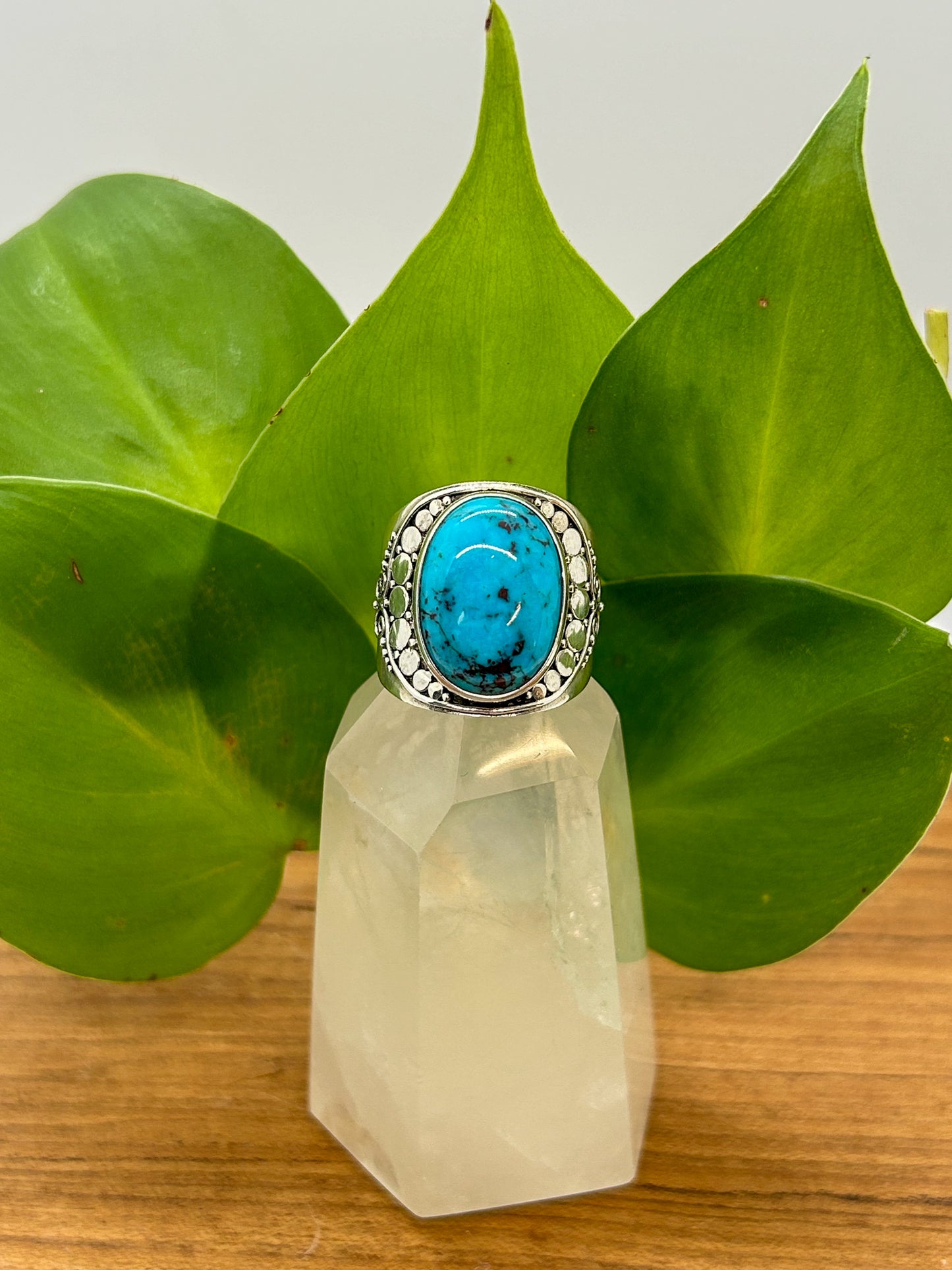 Asian Turquoise Ring (size 9)