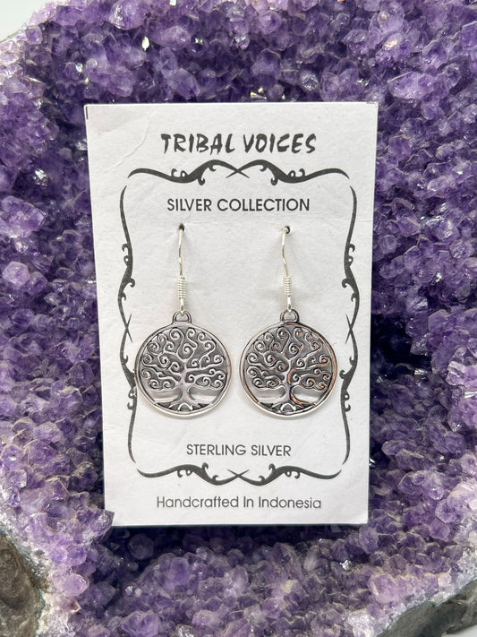 Tree of Life Dangle Earrings