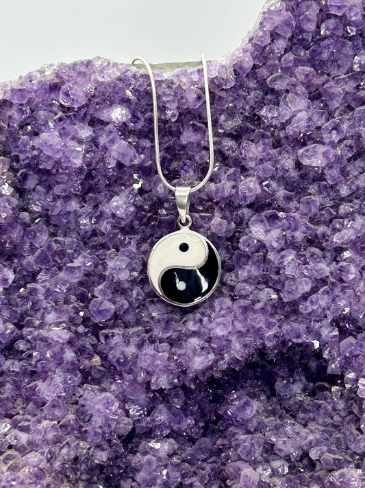 Sterling Silver Yin Yang Pendant