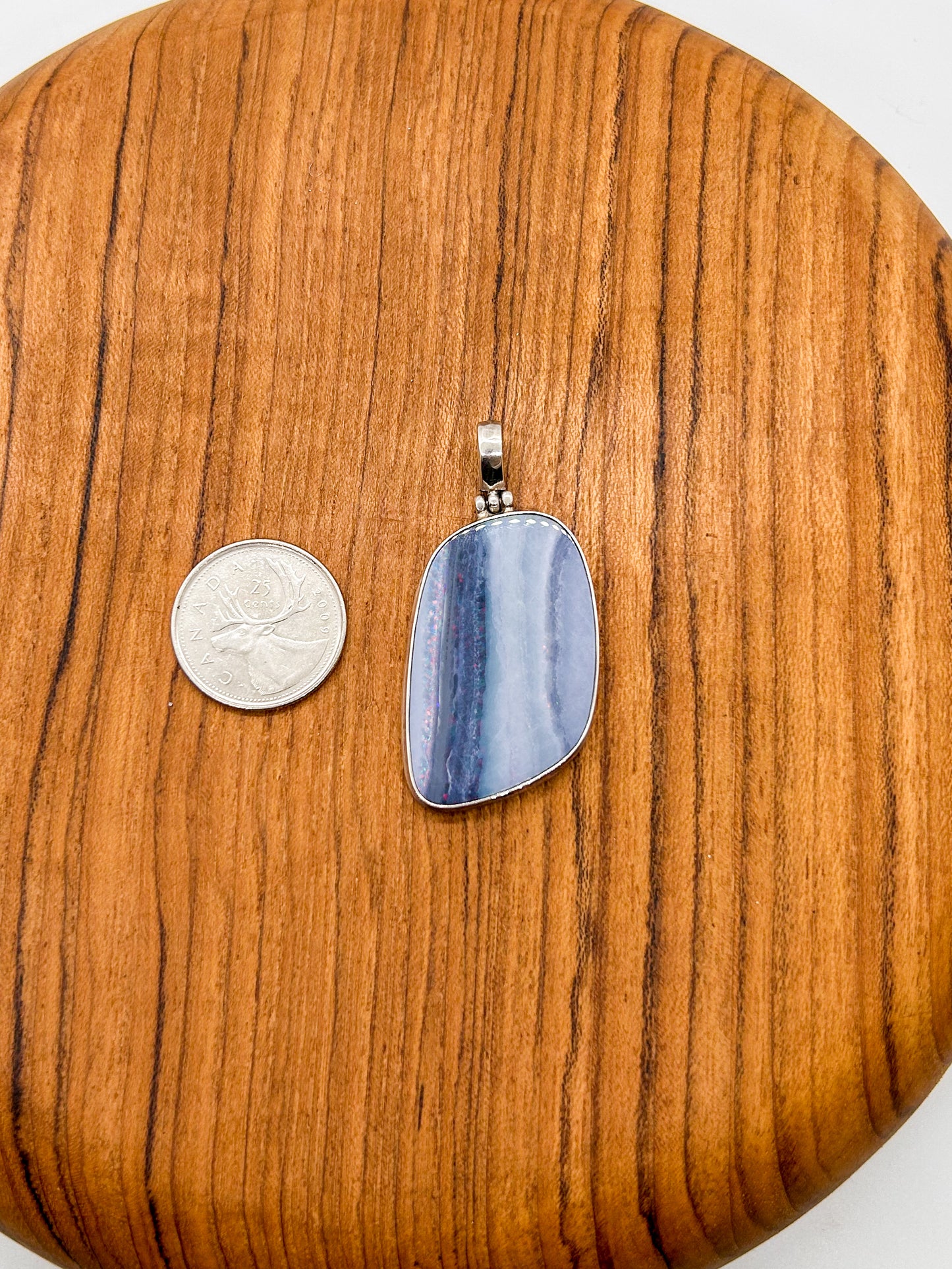 Large Ocean View Australian Opal Pendant