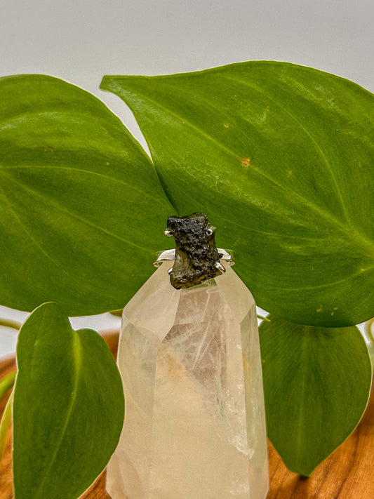 Moldavite Ring Size 7