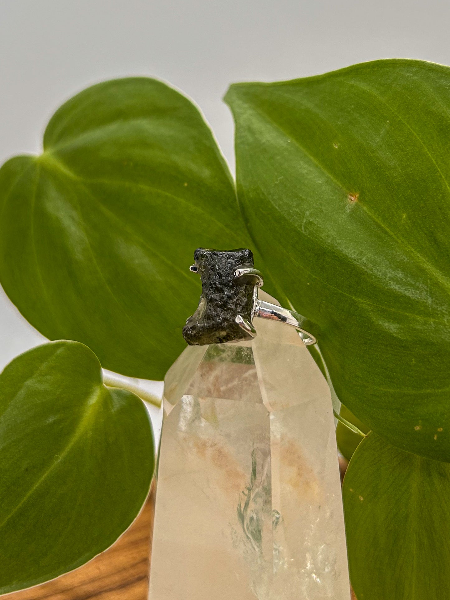 Moldavite Ring Size 7