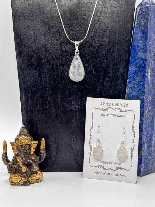 Teardrop Moonstone Gift Set