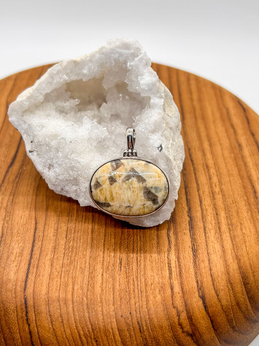 Oval Jasper Pendant