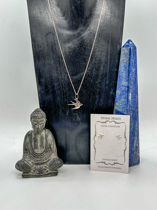 Sterling Silver Bird Gift Set