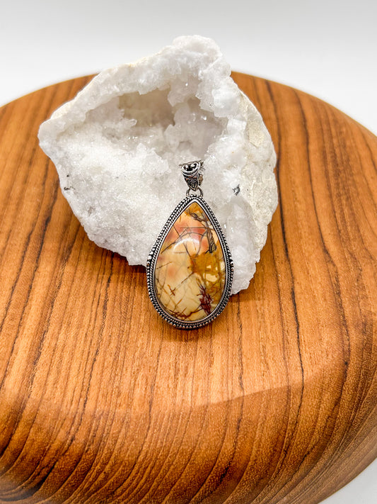 Teardrop Jasper Pendant