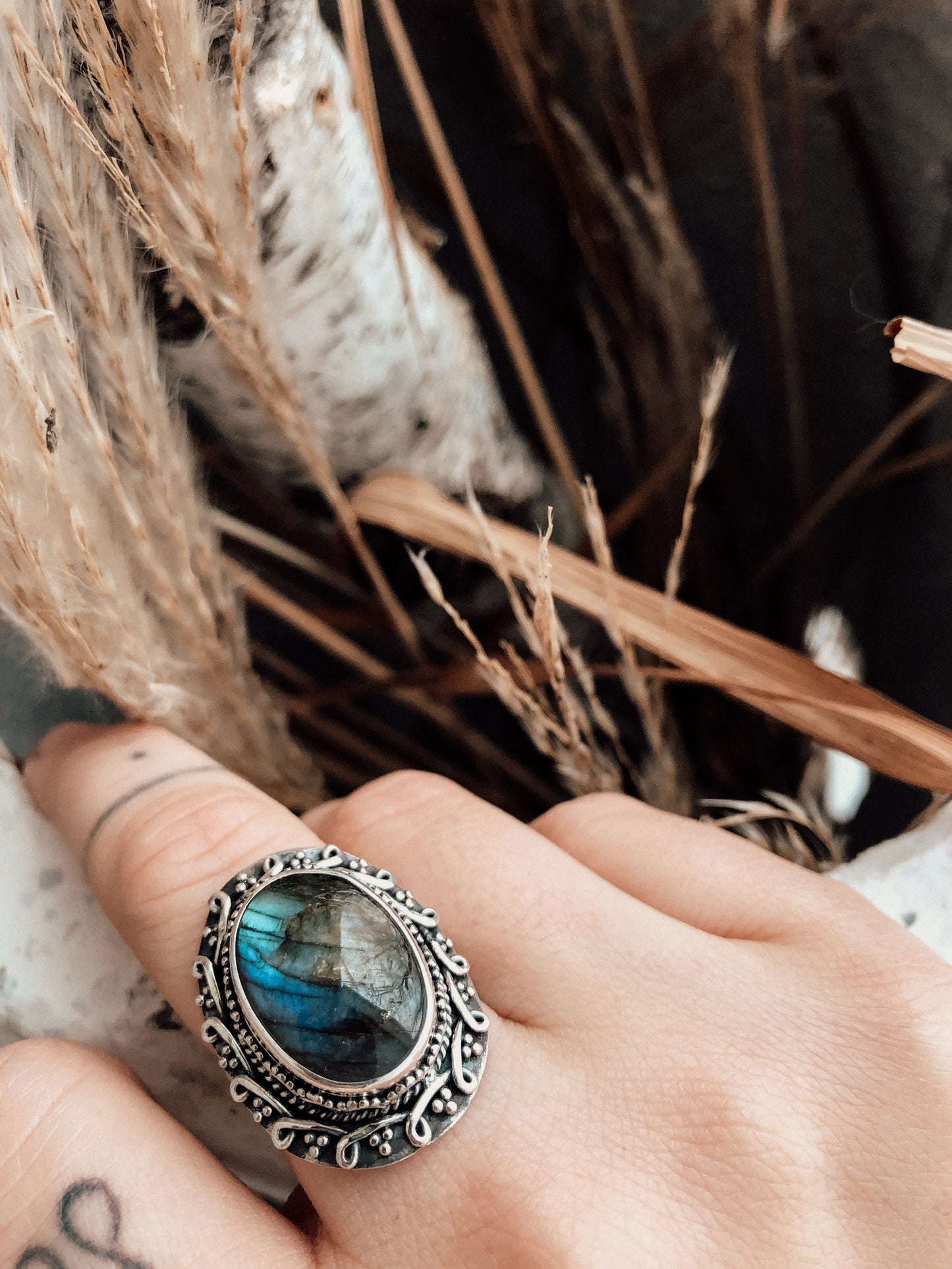 Antiquity Labradorite Ring