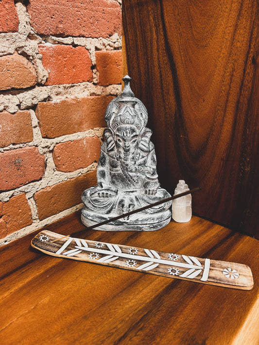 White Sun Incense Burner