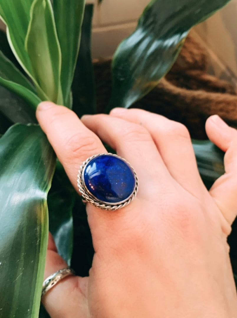 Third Eye Lapis Ring