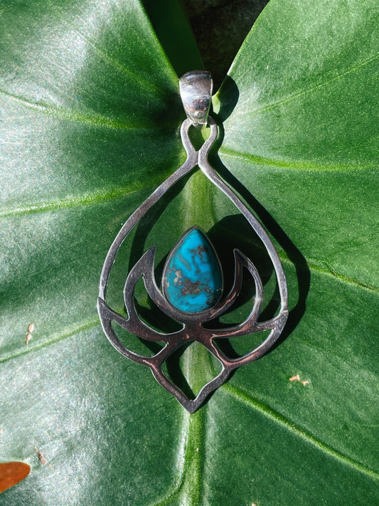 Asian Turquoise Pendant