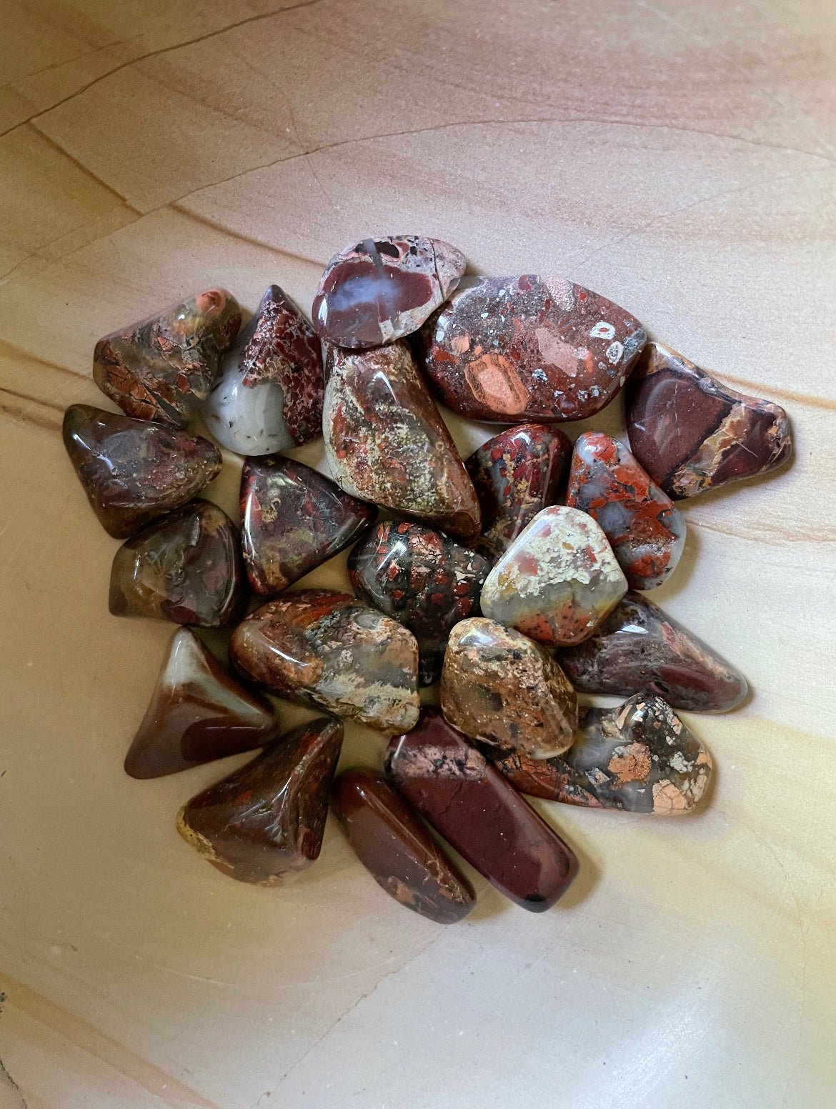 Brecciated Jasper Tumbles