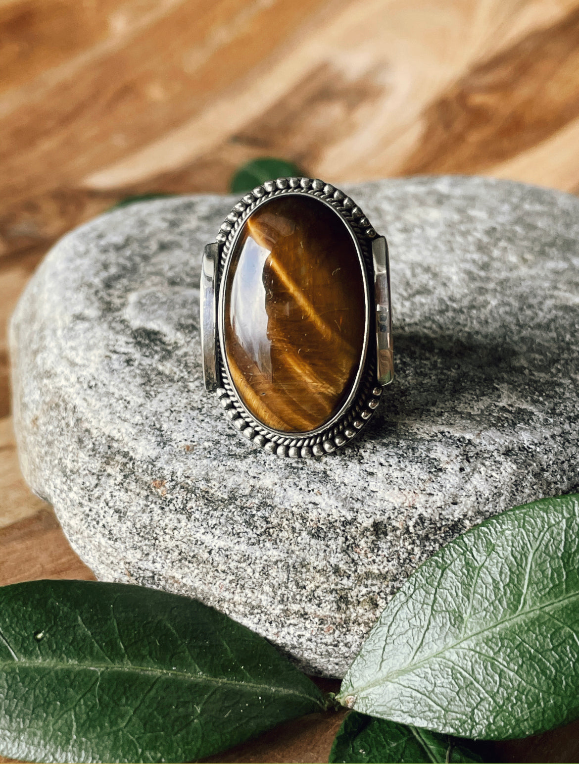 Tiger's Eye Ring (size 6)