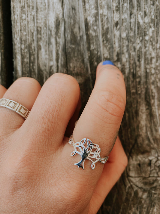 Sterling Silver Celtic Tree Ring