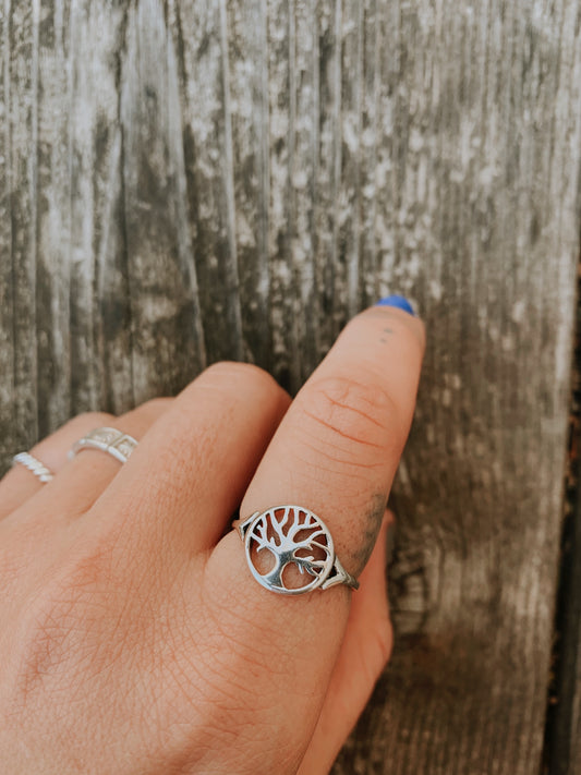 Sterling Silver Tree of Life Ring