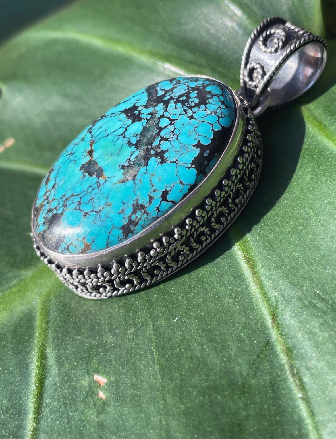 Asian Turquoise Pendant