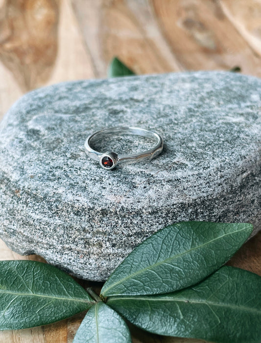 Garnet Ring- The Healer