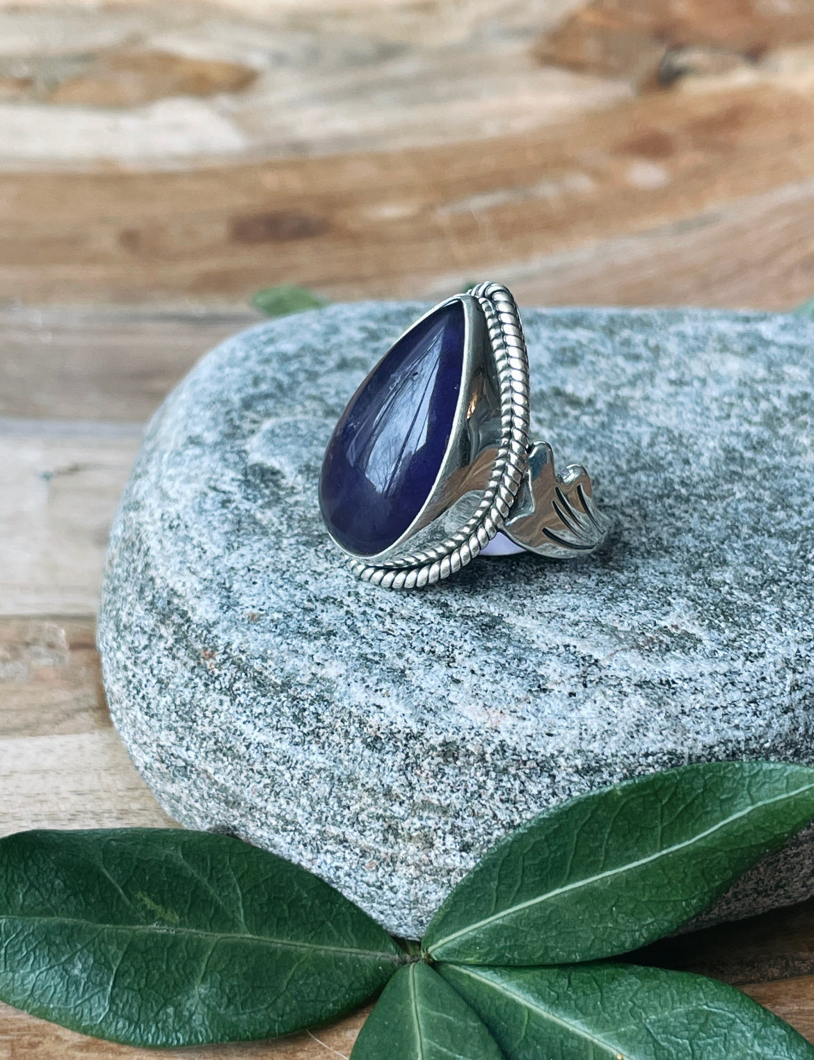 Deep Purple Amethyst Ring