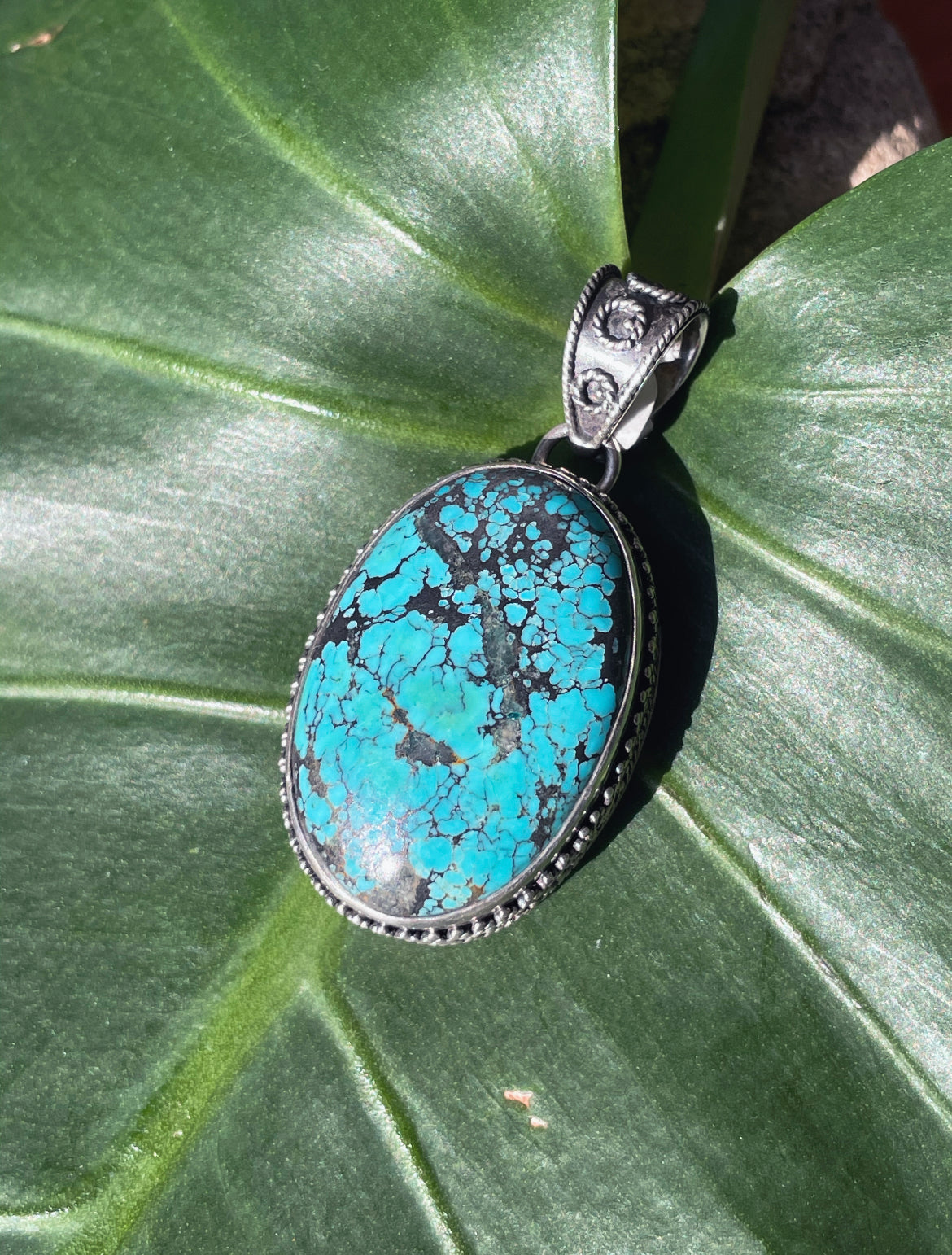 Asian Turquoise Pendant