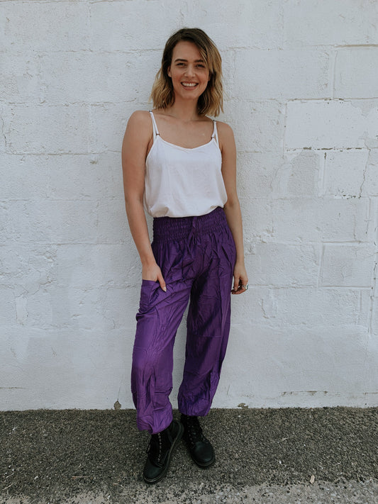 Genie Pants- Royal Purple