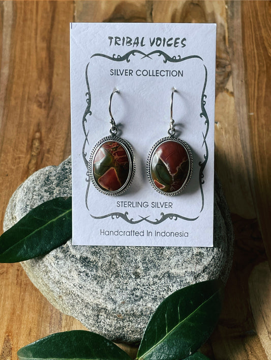 Red Sea Jasper Dangles