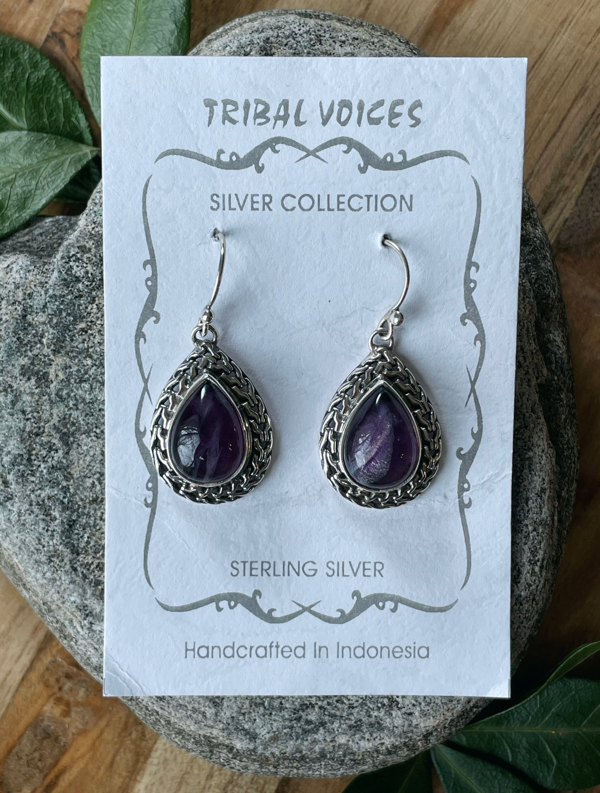 Amethyst Dangles - Elegance