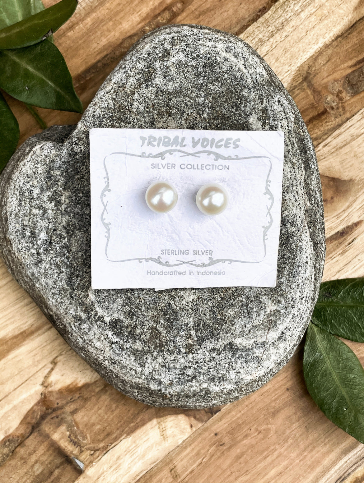 White Pearl Studs