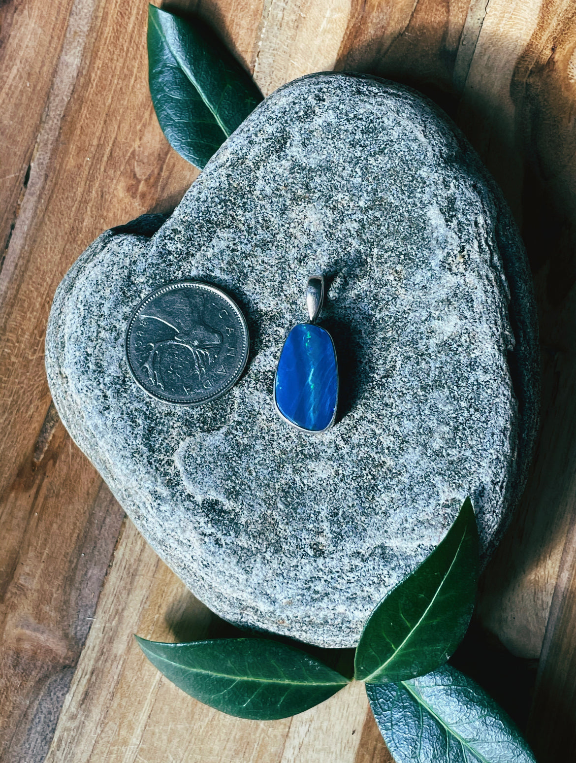 Sea View Australian Opal Pendant