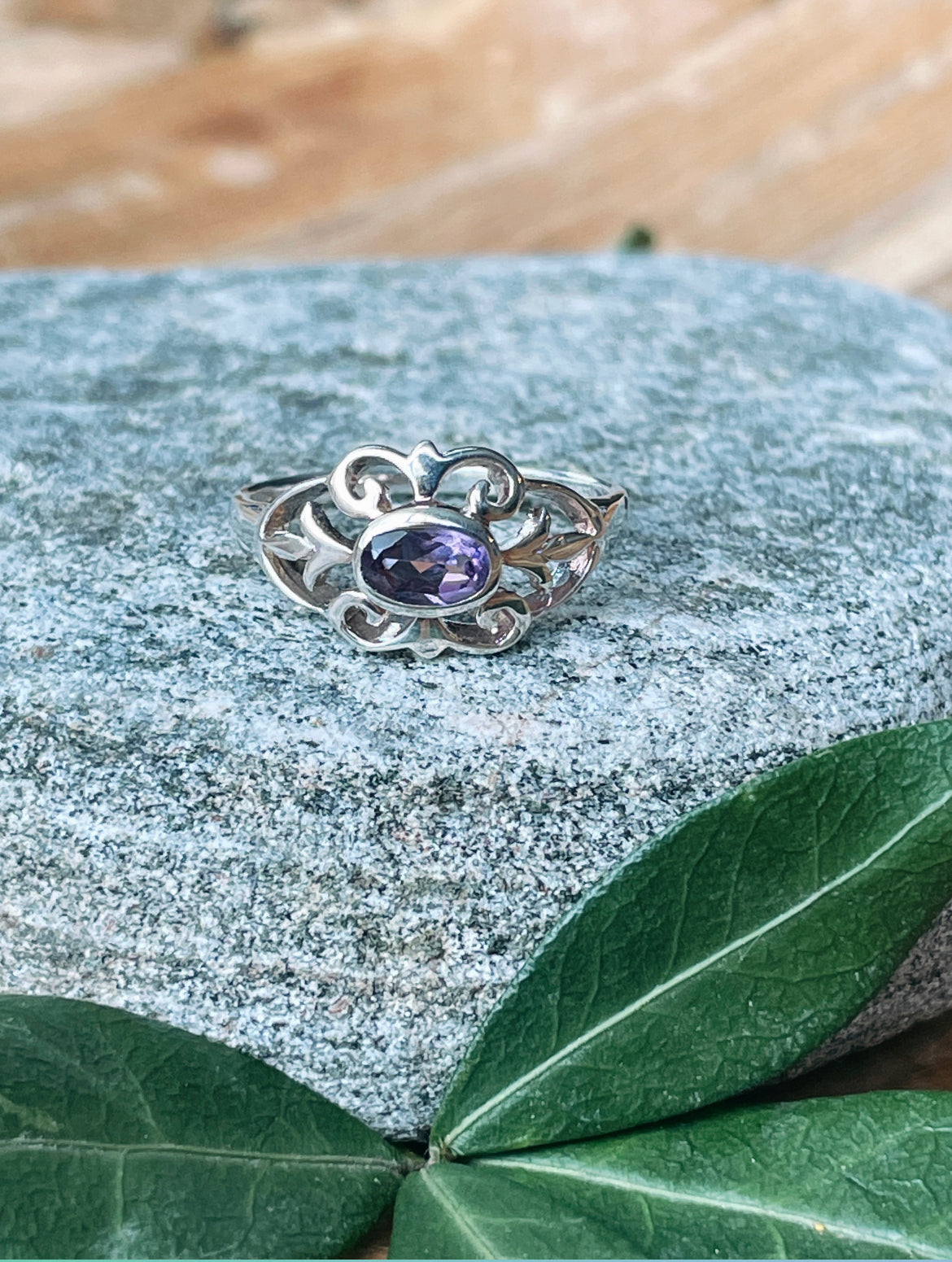 Parisian Princess Amethyst Ring (size 7.5)