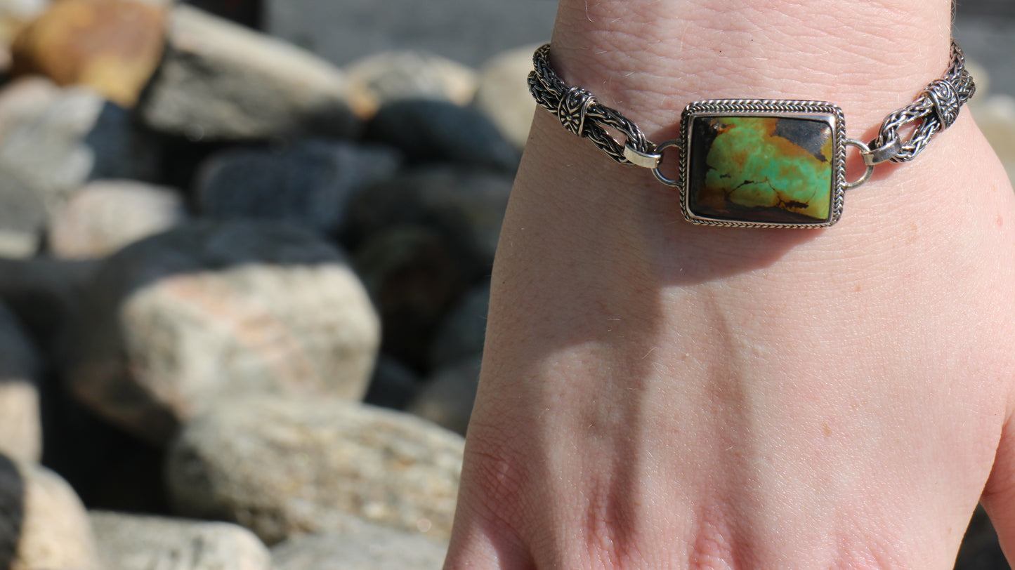 African Turquoise Bracelet