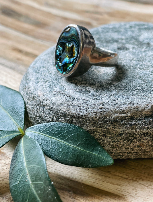 Powerful Bliss Abalone Ring