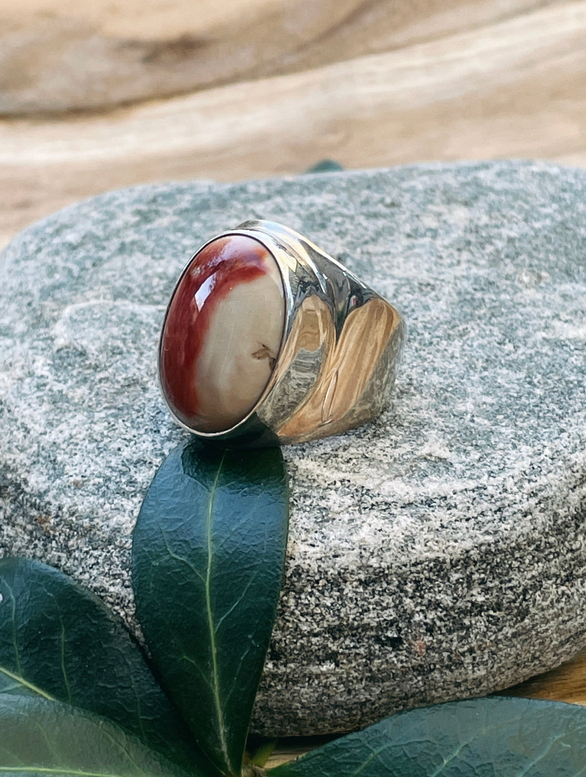 Ares Rock Mookaite Ring (Size 8)