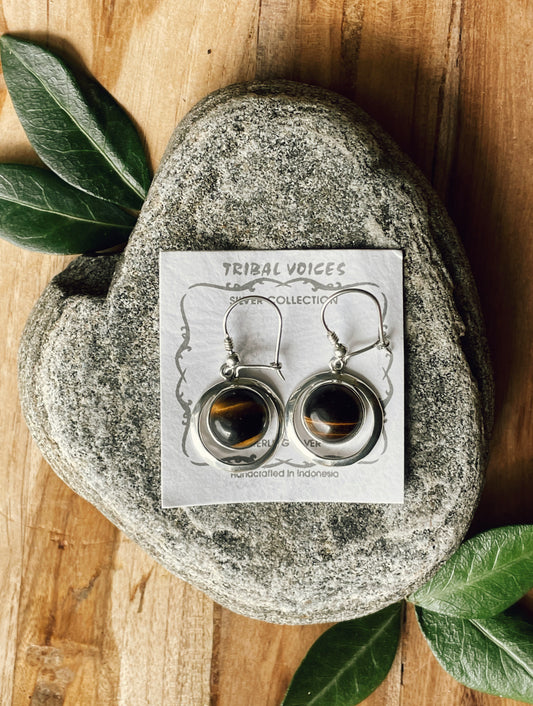 Tiger's Eye Earrings