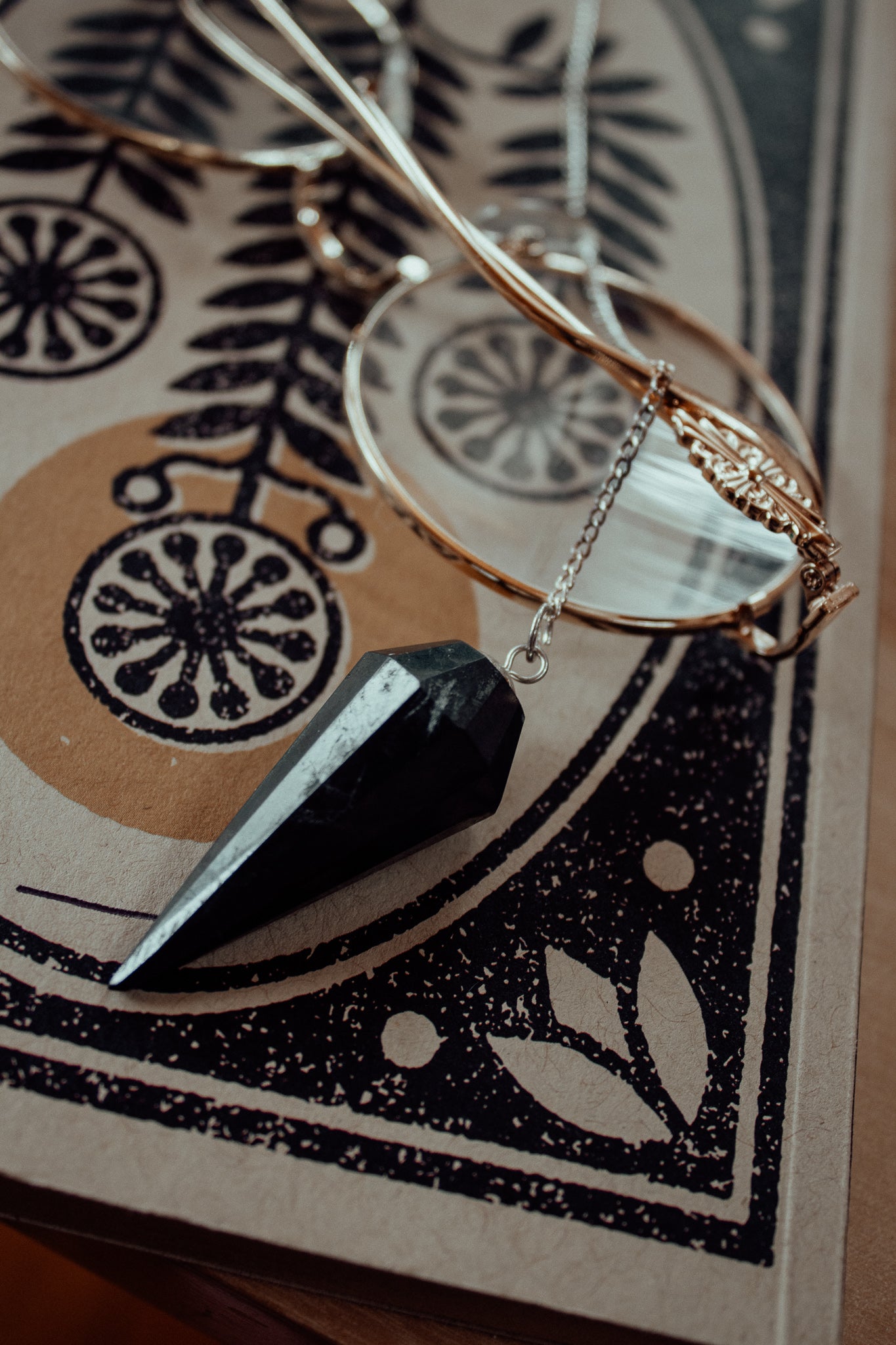 Black Obsidian Pendulum