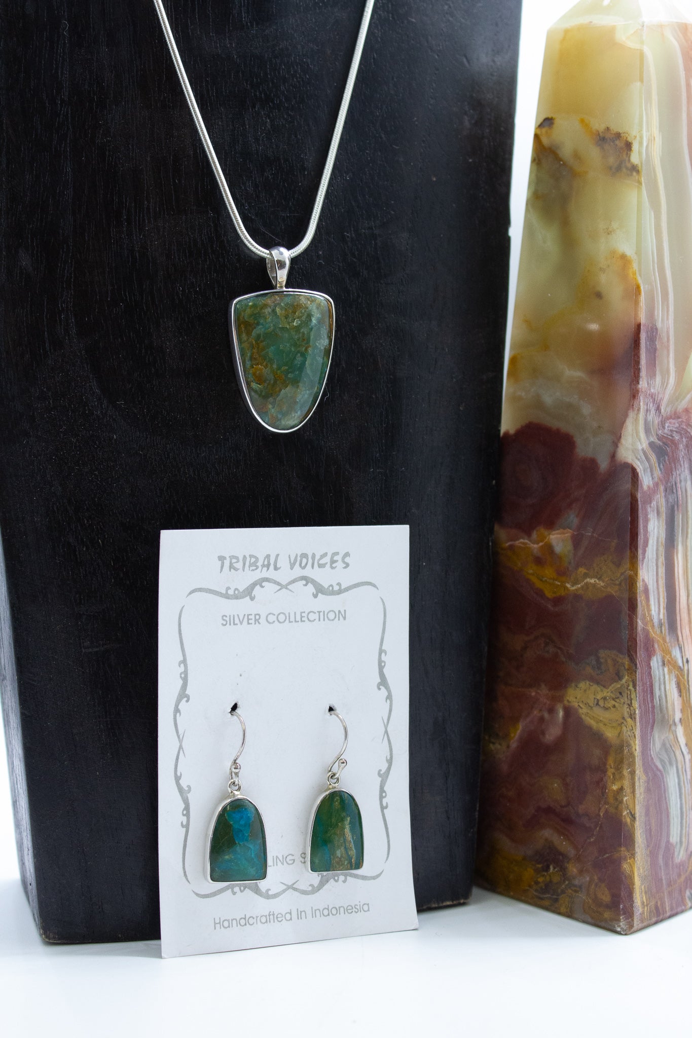 Peruvian Opal Descendant Jewelry Set