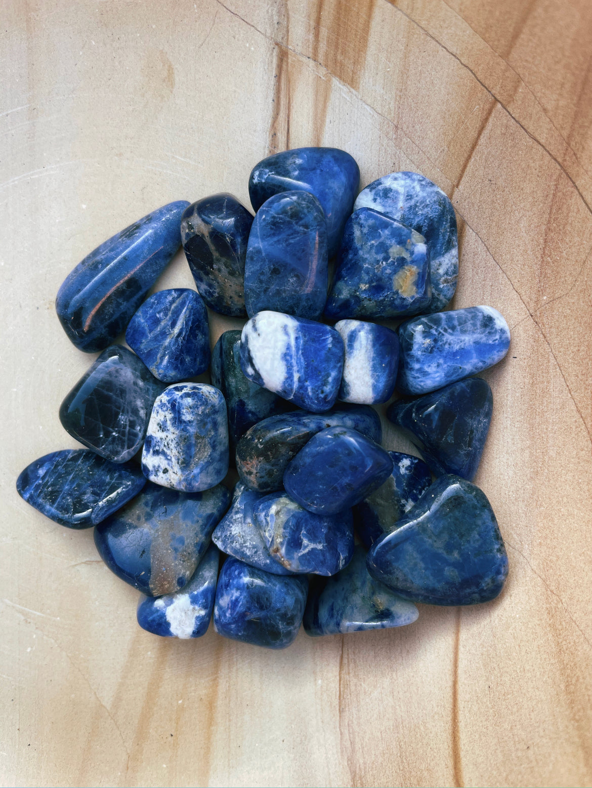 Tumbled Sodalite