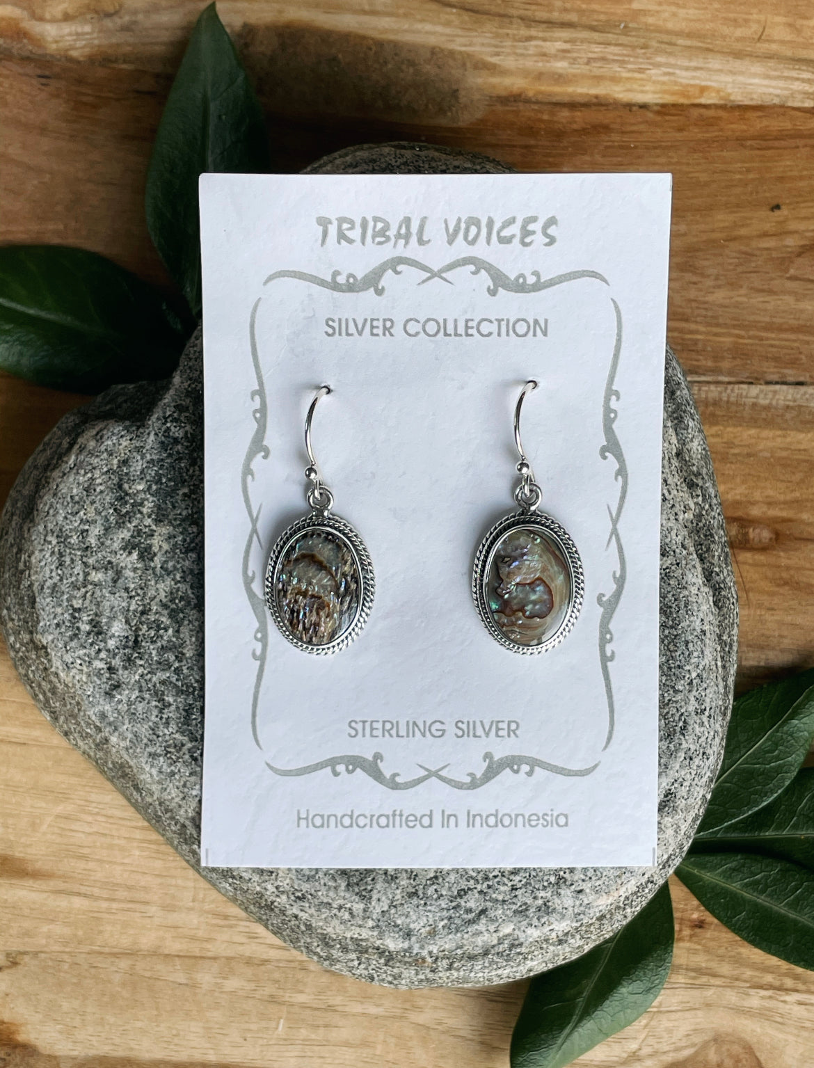 Abalone Earrings - Oval