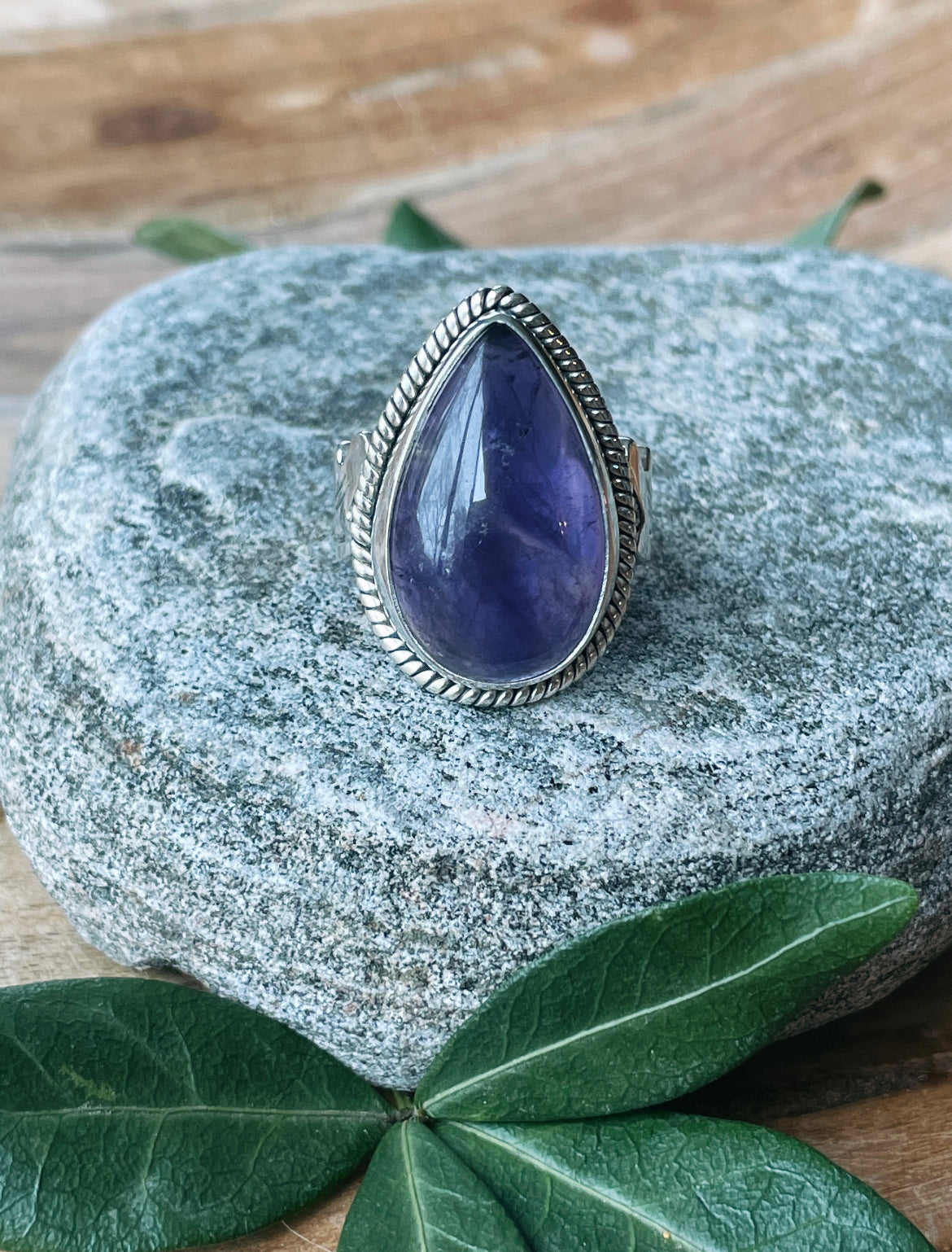 Deep Purple Amethyst Ring