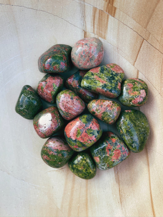 Tumbled Unakite