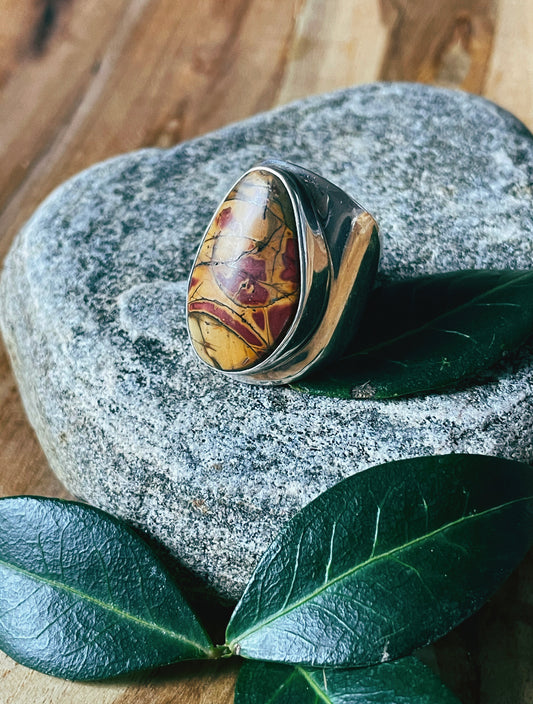 Golden Hour Jasper Ring (Size 7)