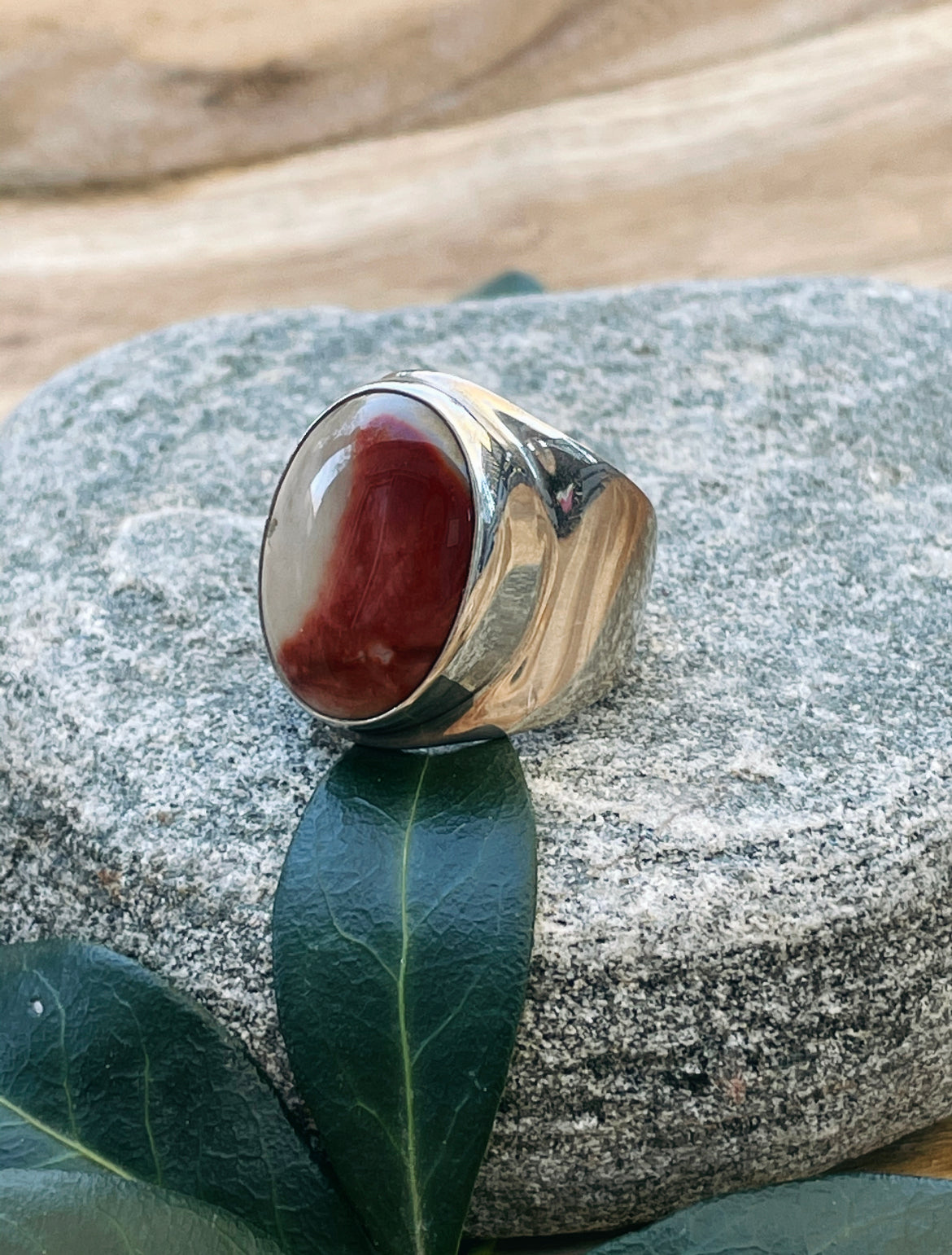 Ares Rock Mookaite Ring (Size 8)